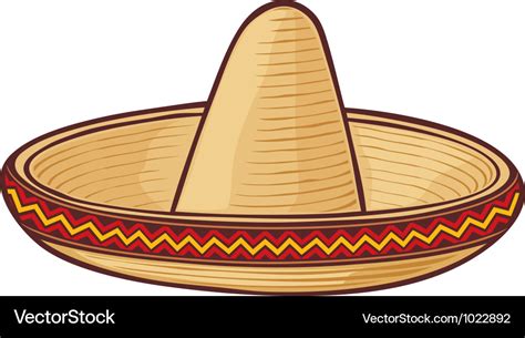 Sombrero mexican hat Royalty Free Vector Image