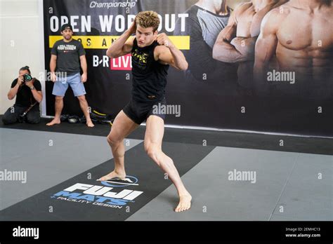 Sage Northcutt during ONE Championship Open Workout held at Clube LA on ...