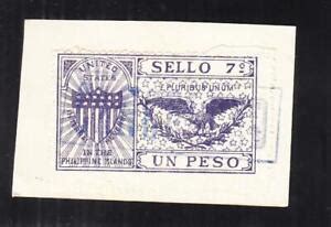 Philippines: 7 Sello Documentary Tax Stamp, Barefoot #46, Used (27557) | eBay