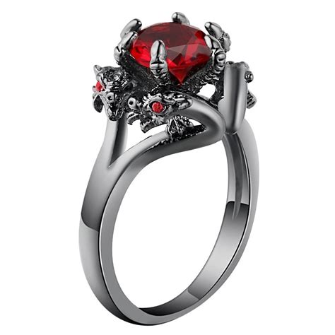 Black Dragon Gem Ring