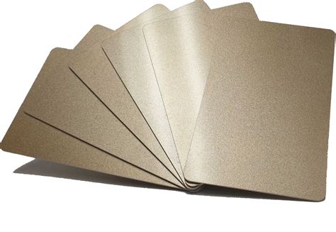 Metallic Gold CR-80 Cards : Unicard