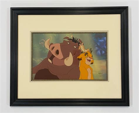 Original Walt Disney Limited Edition Cel "Hakuna Matata" featuring ...