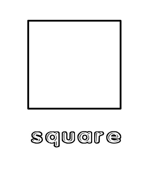 Square Coloring Pages - GetColoringPages.com