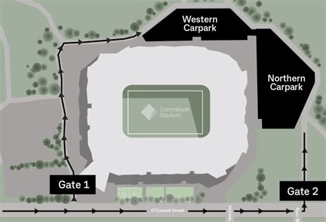 CommBank Stadium Seating Map 2023 with Rows, Parking Map, Tickets Price, Booking