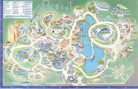 SeaWorld of Orlando - 2011 Park Map