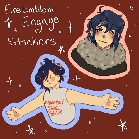 Fire Emblem Engage: Alcryst and Kagetsu Stickers - Etsy