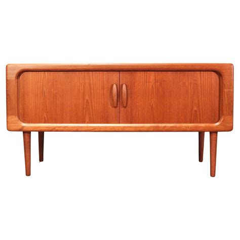 Mid-Century Modern Danish Teak Corner Cabinet by S E Peterson at 1stDibs