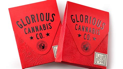 Glorious Cannabis Co. Packaging Attracts Modern Millennials | Dieline - Design, Branding ...