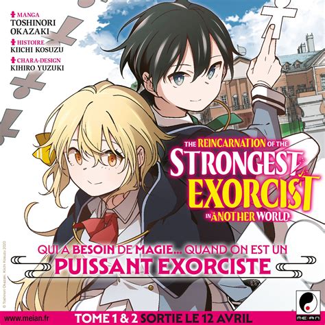 Le manga The Reincarnation of the Strongest Exorcist in Another World annoncé par Meian, 15 ...