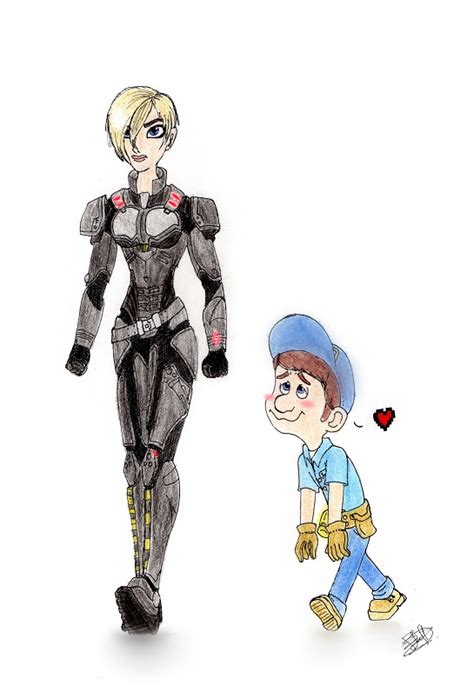 Felix and Calhoun - Wreck-It Ralph Fan Art (34826755) - Fanpop