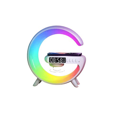 G-11 Wireless Charger Lamp Speaker Clock Double Speaker | Apna Baazar