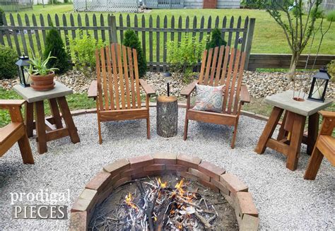 Adirondack Chairs Around Fire Pit - Astrogeopysics