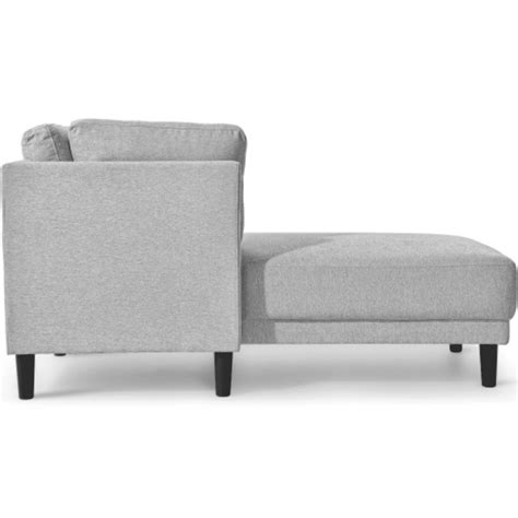 65" Mid-Century Modern Fabric Corner Lounge Chair, Upholstered Indoor ...