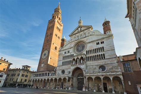 CREMONA, ITALY - Oct 17, 2020: View of Cathedral of Cremona in Cremona ...