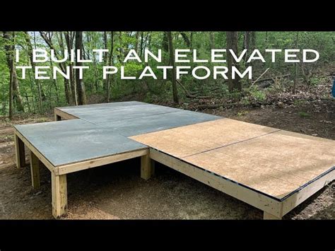 How to build a raised tent platform – Builders Villa