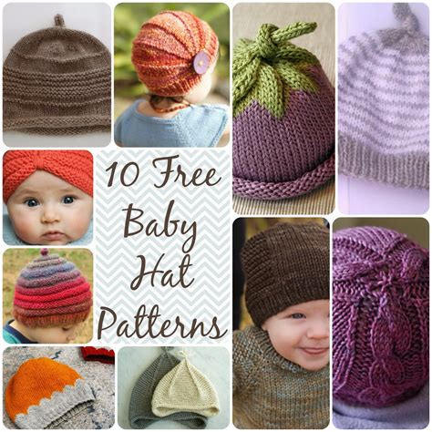 Chaleur: 10 Free Baby Hat Patterns