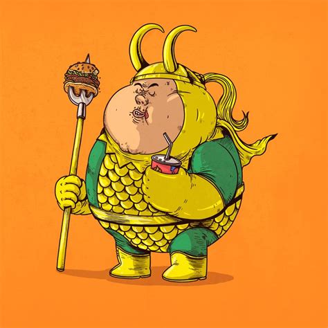 Famous Chunkies - Alex Solis | Fat cartoon characters, Character design, Cartoon art