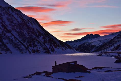 Winter sunset_Oberalppass_081216_01 | Here we see the frozen… | Flickr