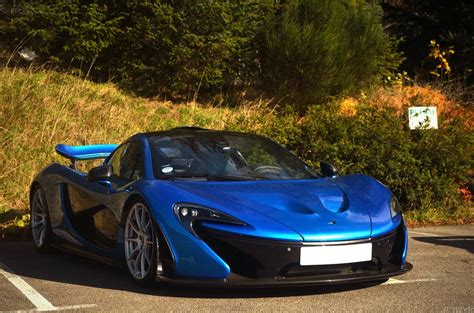 Best Cars and Bikes: McLaren P1 Electric Blue