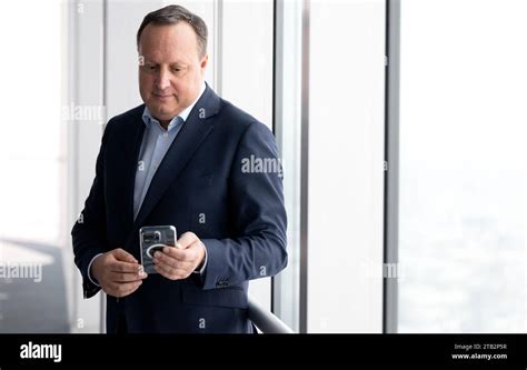 Munich, Germany. 04th Dec, 2023. Markus Haas, CEO of Telefónica ...