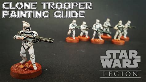 Clone Trooper Painting Tutorial ~ Star Wars Legion! | Clone trooper, Legion, Star wars art