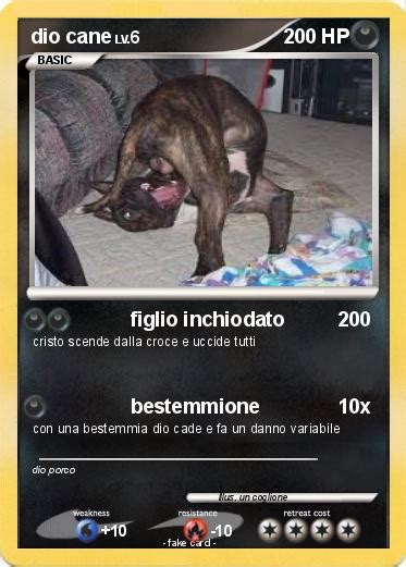 Pokémon dio cane - figlio inchiodato - My Pokemon Card