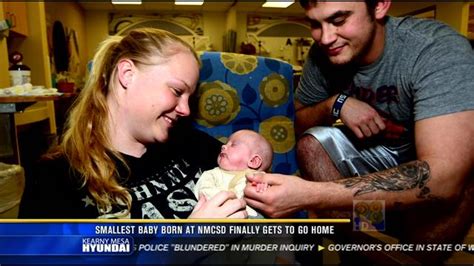 Smallest baby ever born at NMCSD finally gets to go home - CBS News 8 ...