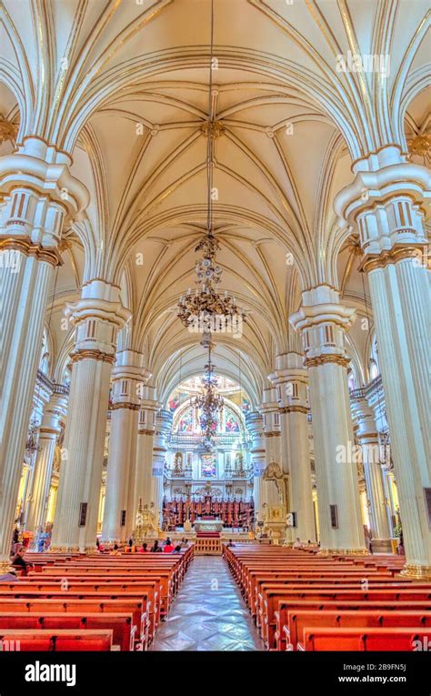 Guadalajara, Mexico, Cathedral interior Stock Photo - Alamy