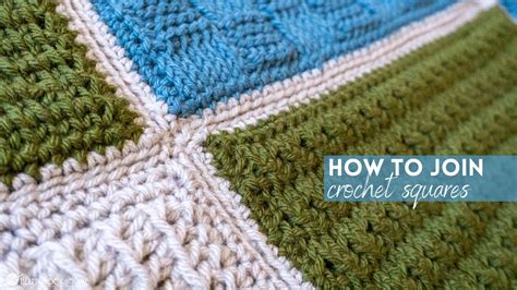 How to Join Crochet Squares - YouTube