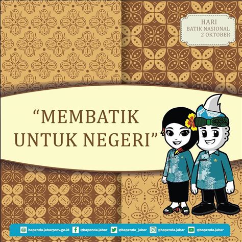 Bapenda Jabar | #AyoPakaiMasker on Twitter: "Batik adalah salah satu bentuk keberagaman budaya ...