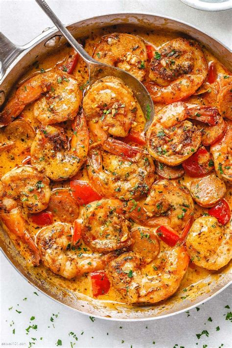 Creamy Cajun Shrimp with Sausage | Shrimp recipes easy, Sausage and ...