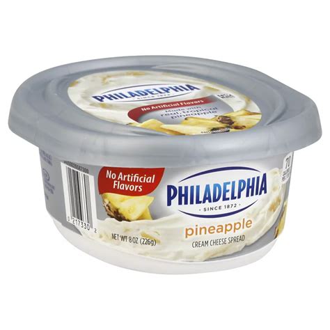 Kraft Philadelphia Soft Pineapple Cream Cheese - Shop Cheese at H-E-B