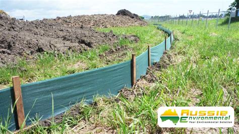 Silt Fence Installation Brisbane, Queensland | Aussie Environmental