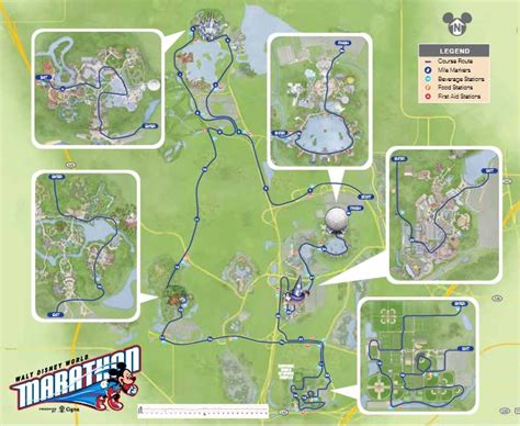 RunDisney 2015 Walt Disney World Marathon Course Map Review - Eat, Run ...