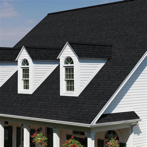 Owens Corning TruDefinition Oakridge 32.8-sq ft Onyx Black Laminated ...