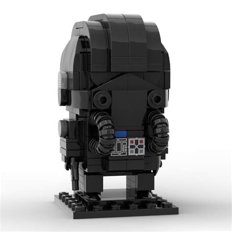 Lego Star Wars Tie Fighter Pilot - MOC Brickheadz Custom Instructions