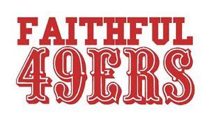 Faithful 49ers San Francisco 49ers Football Car Truck Laptop Decal Die ...