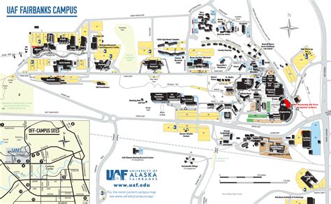 University Of Alaska Fairbanks Map | Cities And Towns Map