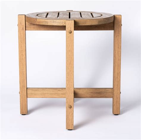 Threshold designed w/Studio McGee Bluffdale Wood Patio Accent Table ...