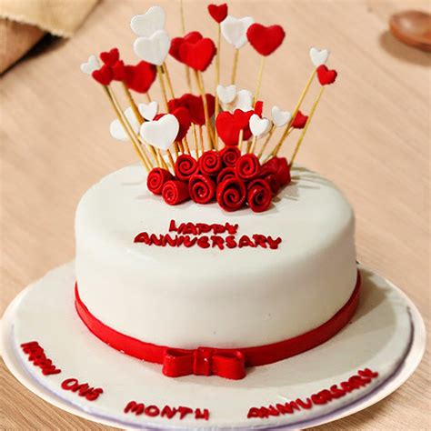 Happy Anniversary Cake - Luv Flower & Cake