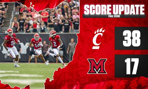 Miami Football on Twitter: "Final here in Cincinnati. #RiseUpRedHawks ...