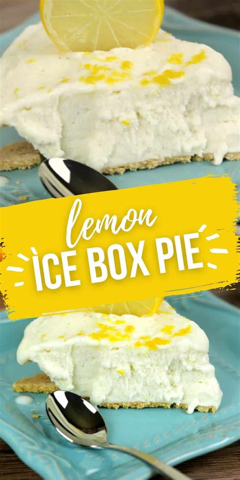 No Bake Lemon Icebox Pie | Easy No Bake Dessert