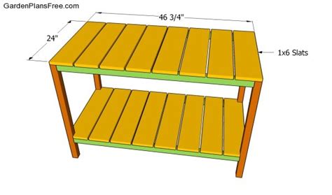 Greenhouse Bench Plans | Free Garden Plans - How to build garden projects