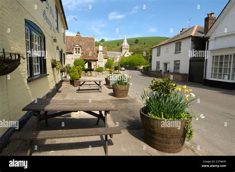 East Meon Meon Valley Hampshire UK Stock Photo - Alamy