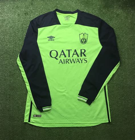 Al-Ahli Saudi FC Home voetbalshirt 2017 - 2018. Sponsored by Qatar Airways