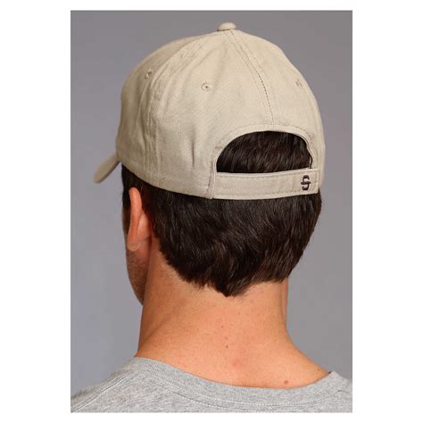 Pungo Ridge - Stetson Men's Canvas Baseball Cap - Khaki, Stetson Ball Caps, 11-077-0101-0005-BR-OSFA