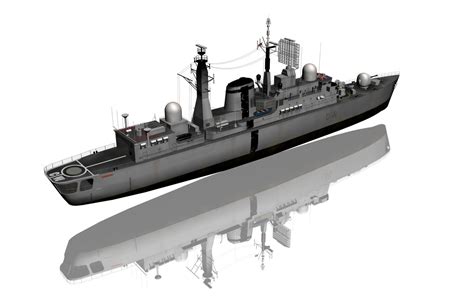 Modelos en 3D / 3D Models: HMS Coventry (D-118)