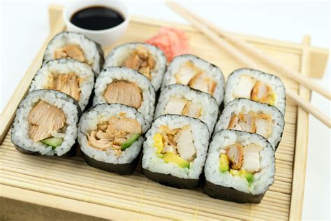 Teriyaki Chicken and Avocado Sushi Roll – Sushezi.co.nz