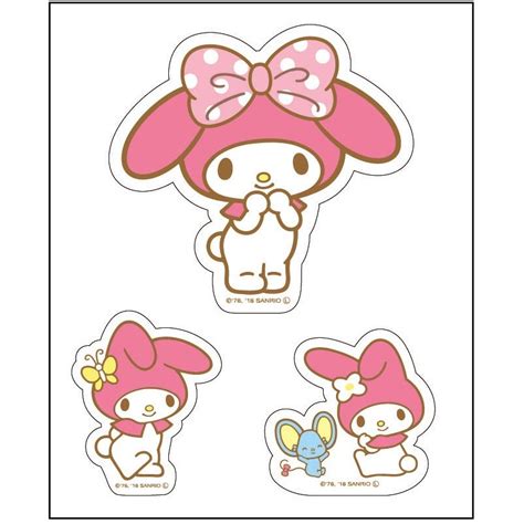 My Melody Stickers - The Kitty Shop