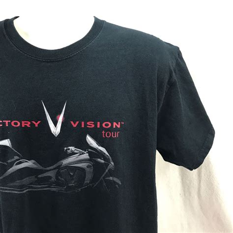 VICTORY VISION TOUR Tshirt Motorcycle Biker TShirt Black Size Large #Gildan #GraphicTee #ad ...